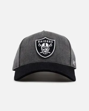 47 Brand Las Vegas Raiders 'Apollo Corduroy' 47 Offside DT Strapback Black