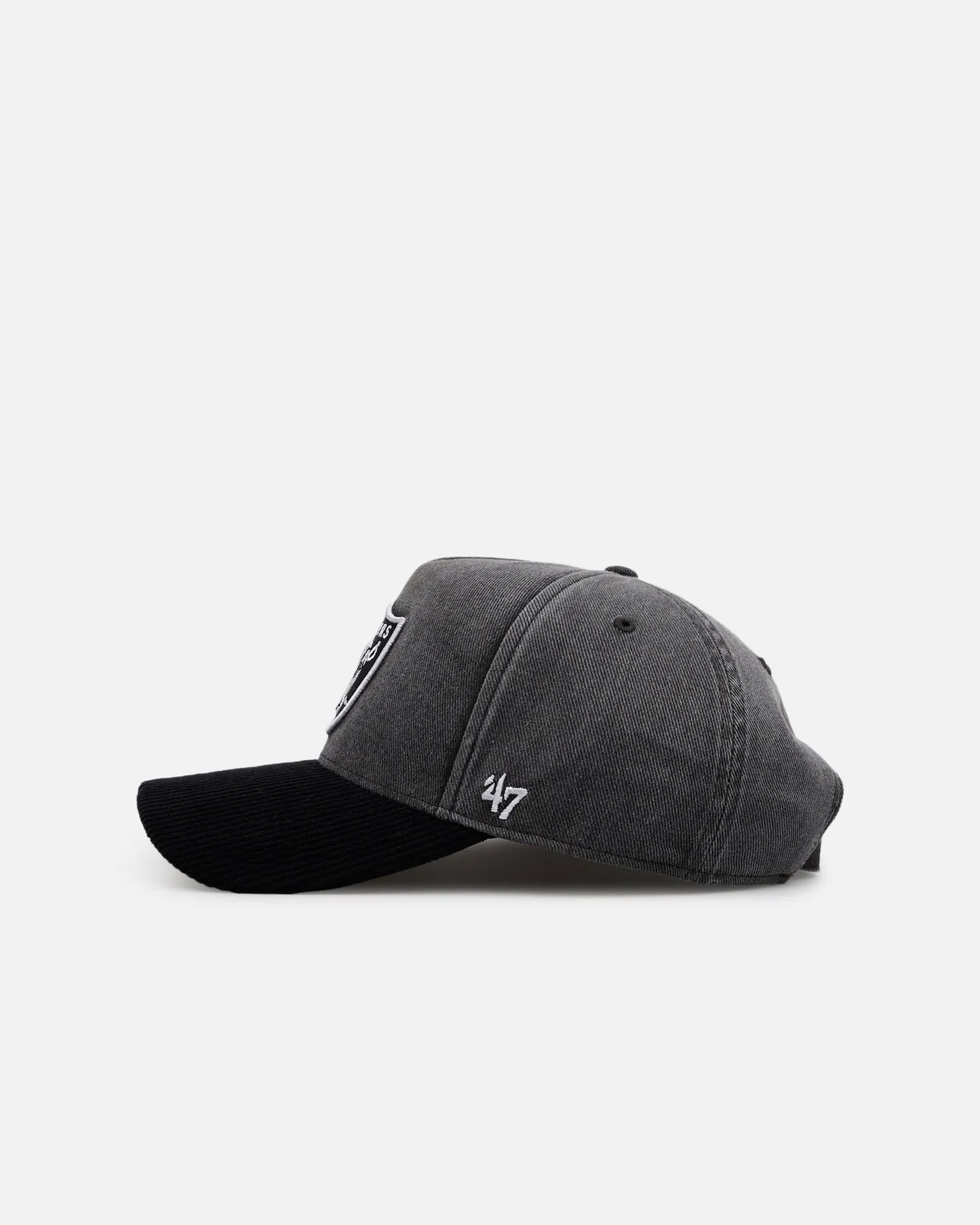 47 Brand Las Vegas Raiders 'Apollo Corduroy' 47 Offside DT Strapback Black