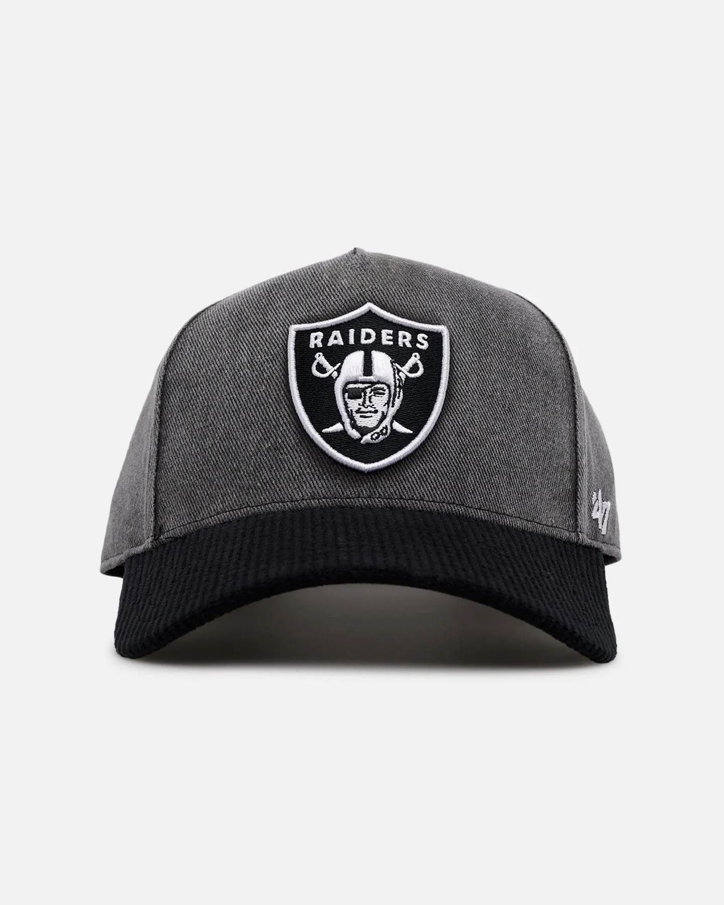 47 Brand Las Vegas Raiders 'Apollo Corduroy' 47 Offside DT Strapback Black