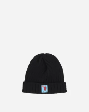 5G Wool Knit Cap Black