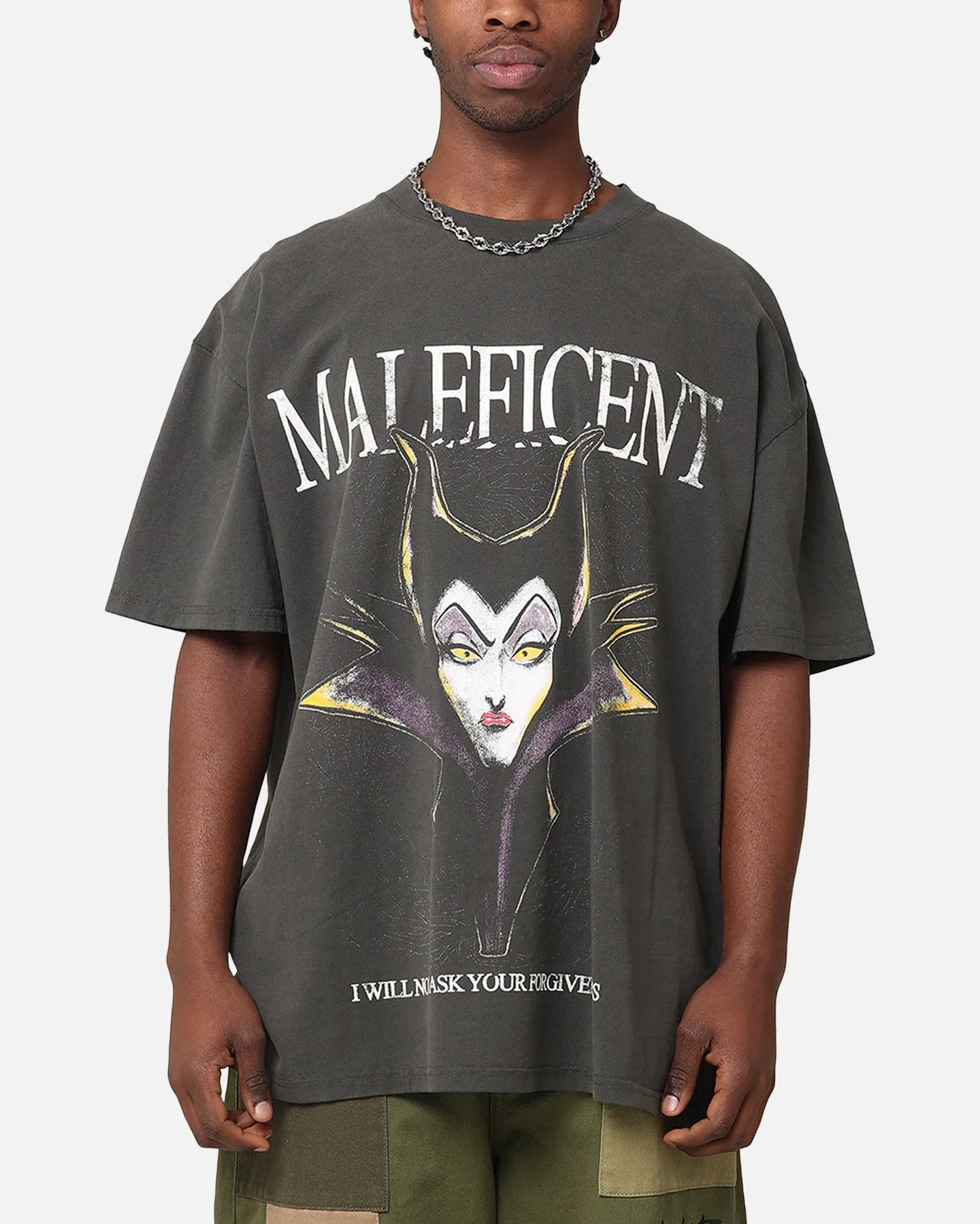 American Thrift Disney Maleficent Heavyweight T-Shirt Black Wash