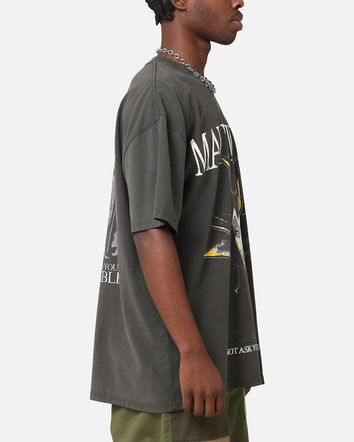 American Thrift Disney Maleficent Heavyweight T-Shirt Black Wash