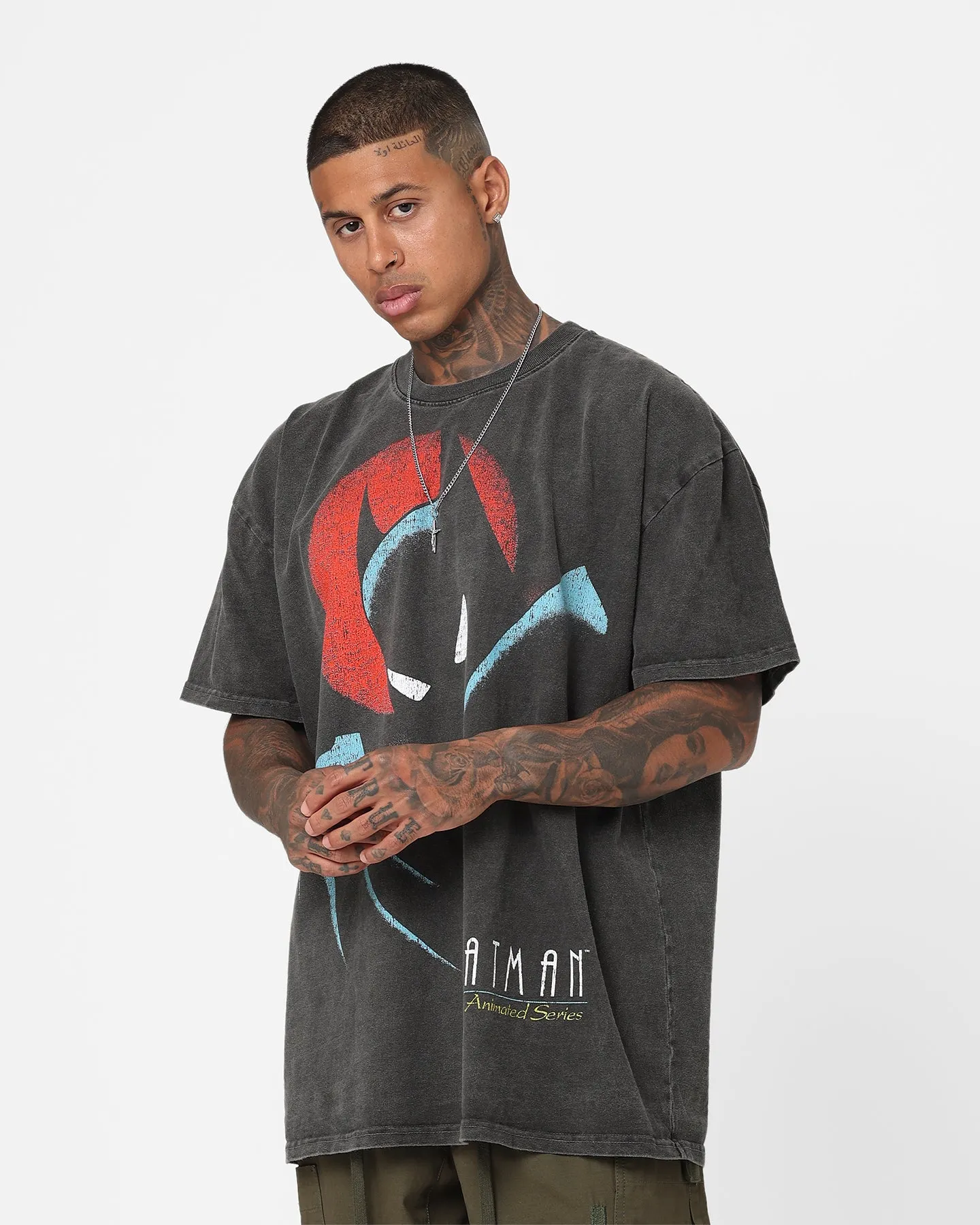American Thrift X DC 1993 Batman Heavyweight Vintage T-Shirt Black Wash