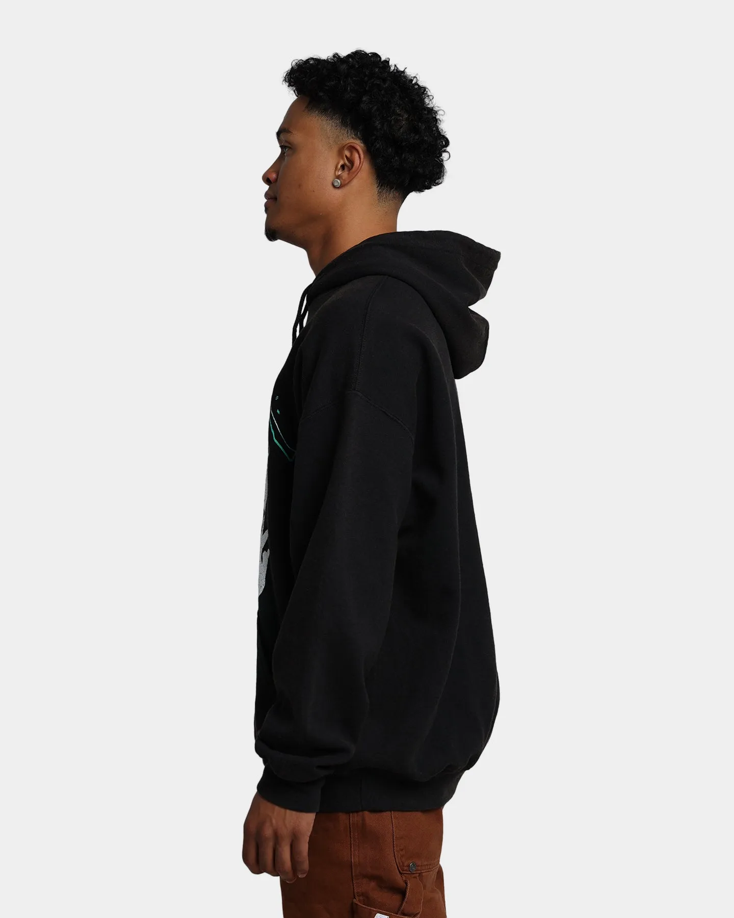 American Thrift X Harry Potter Lord Voldemort Vintage Hoodie Black Wash