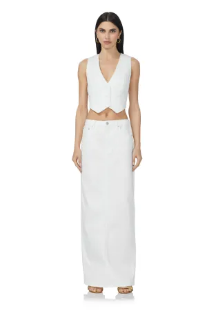 Amiri Maxi Skirt - White