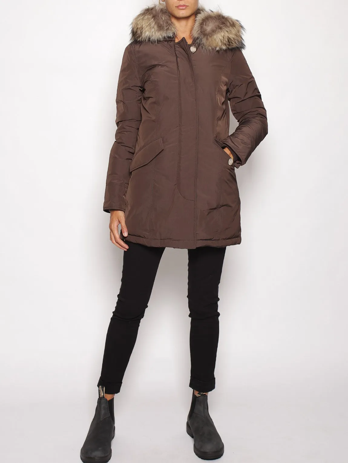 Arctic Parka in Brown Shape Memory