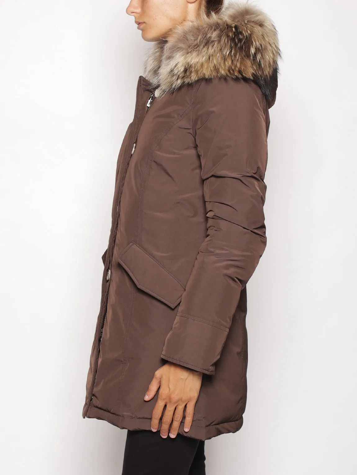 Arctic Parka in Brown Shape Memory