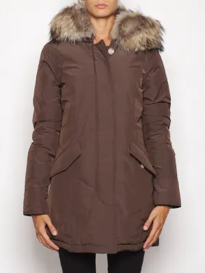 Arctic Parka in Brown Shape Memory
