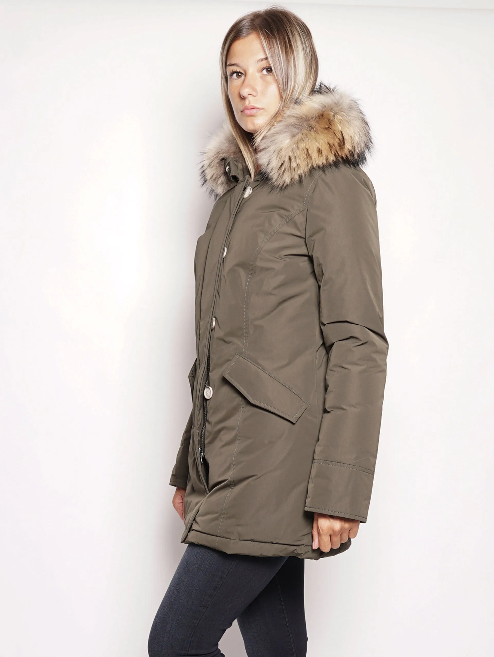 Arctic Parka in Green Shape Memory