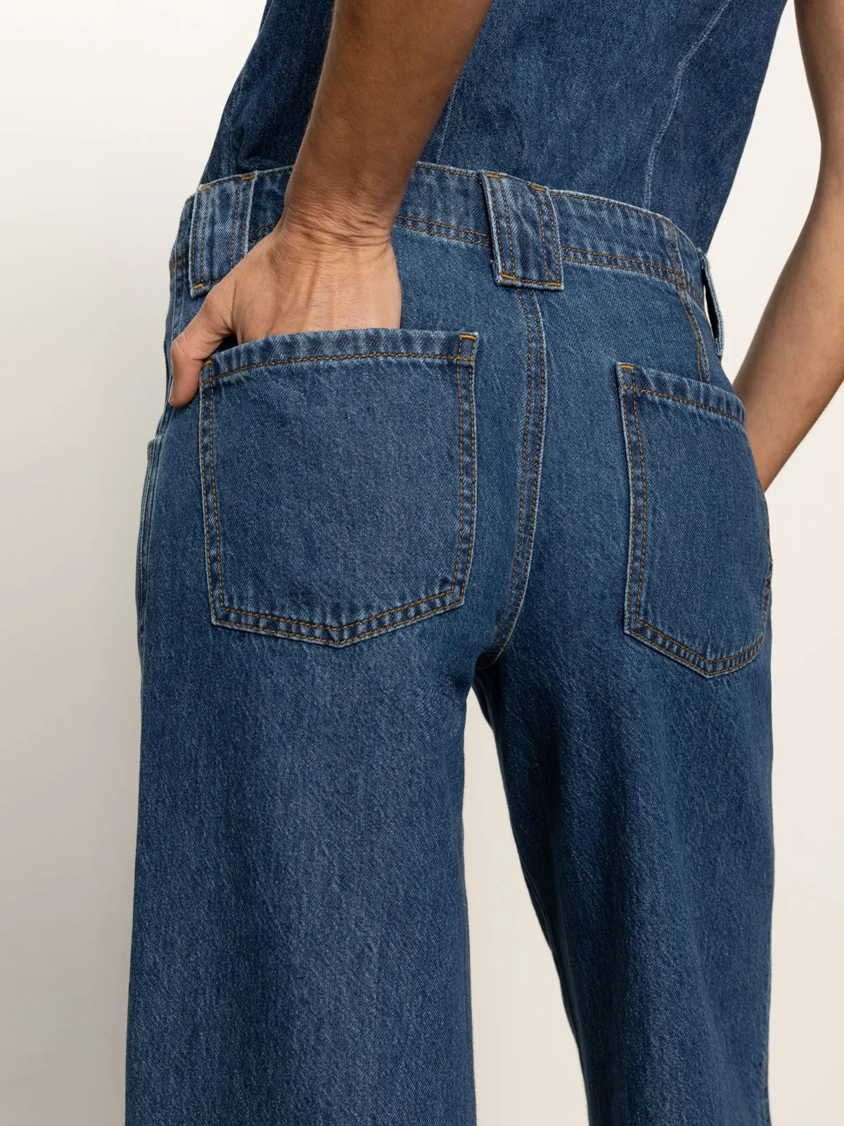 Arden Wide Leg Jeans Perfect Storm