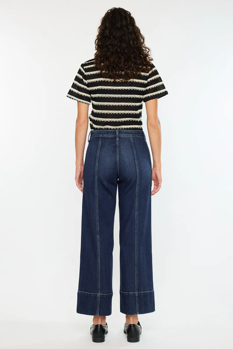 Ashley High Rise Wide Leg Jeans