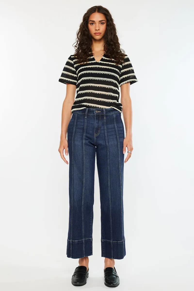 Ashley High Rise Wide Leg Jeans