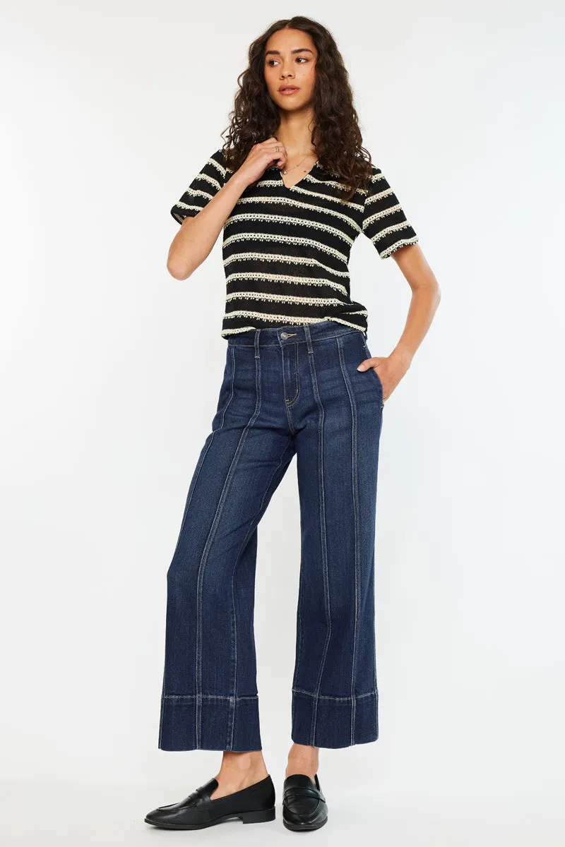 Ashley High Rise Wide Leg Jeans