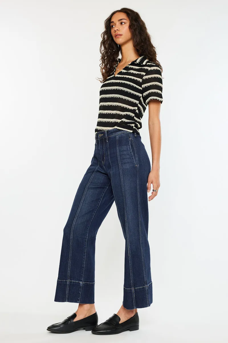 Ashley High Rise Wide Leg Jeans