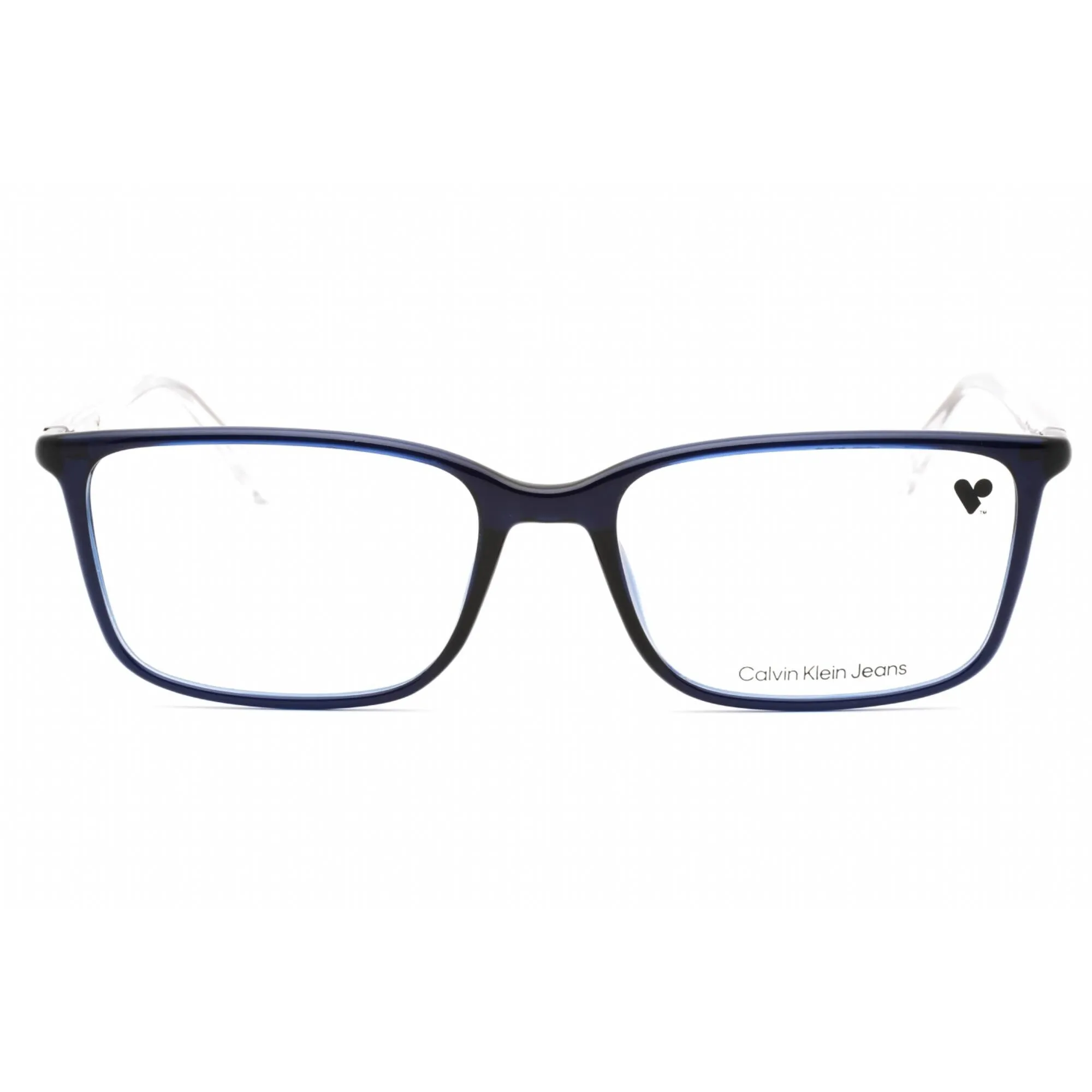 Calvin Klein Jeans Men's Eyeglasses - Blue Full Rim Rectangular Frame | CKJ22616 400
