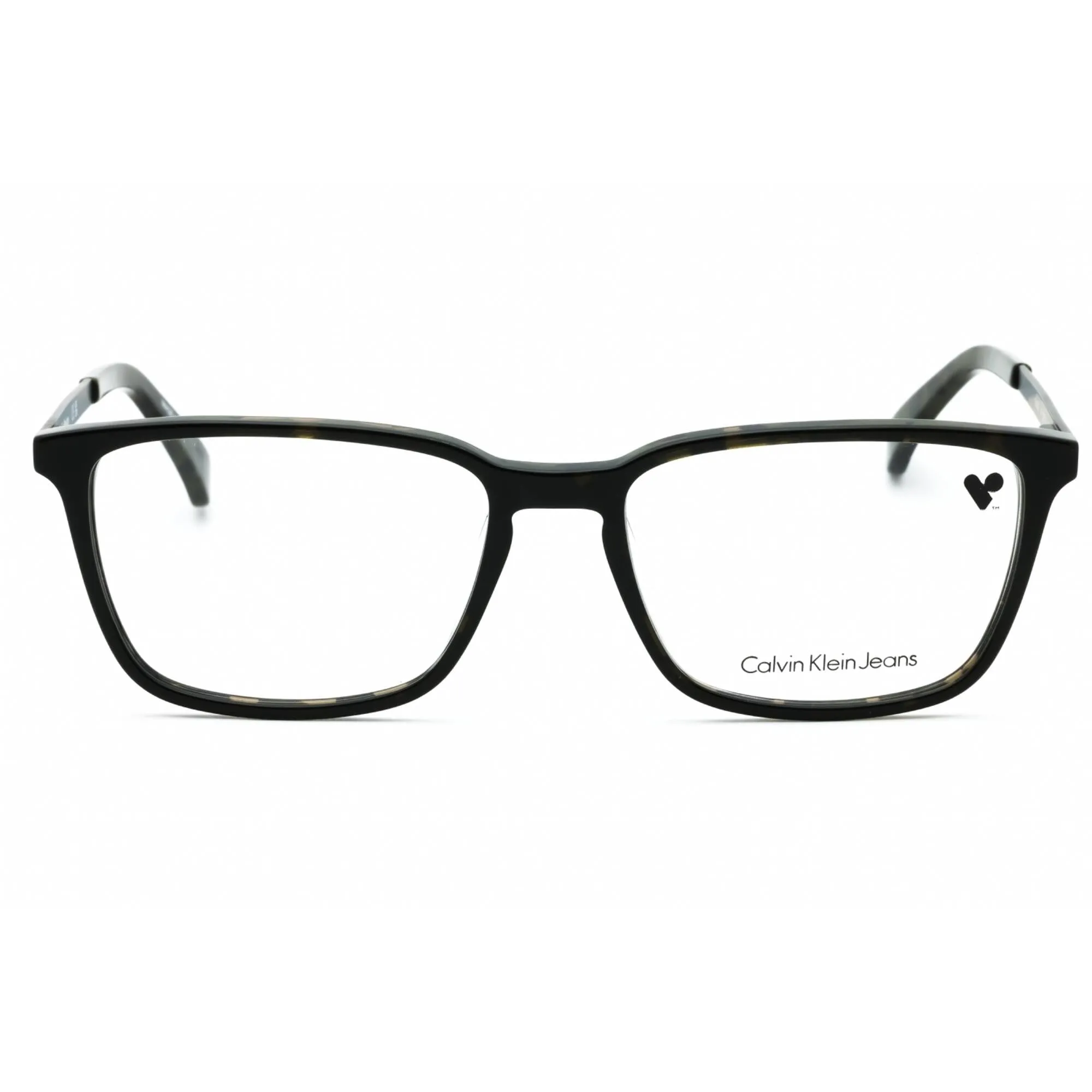 Calvin Klein Jeans Men's Eyeglasses - Olive Tortoise Rectangular Frame | CKJ526 313
