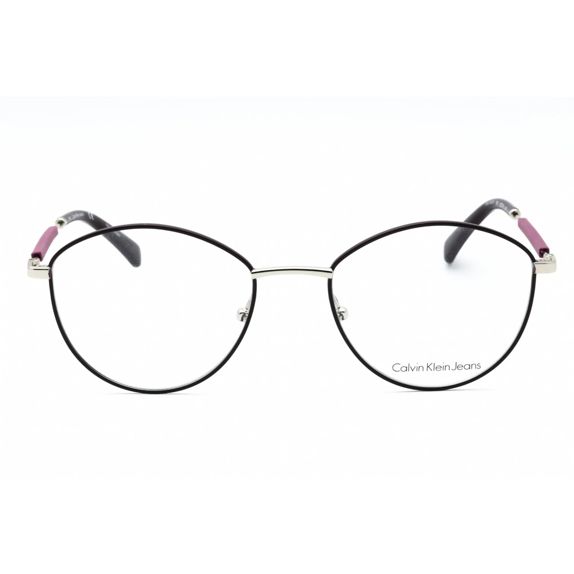 Calvin Klein Jeans Women's Eyeglasses - Plum Full Rim Cat Eye Frame | CKJ19107 502