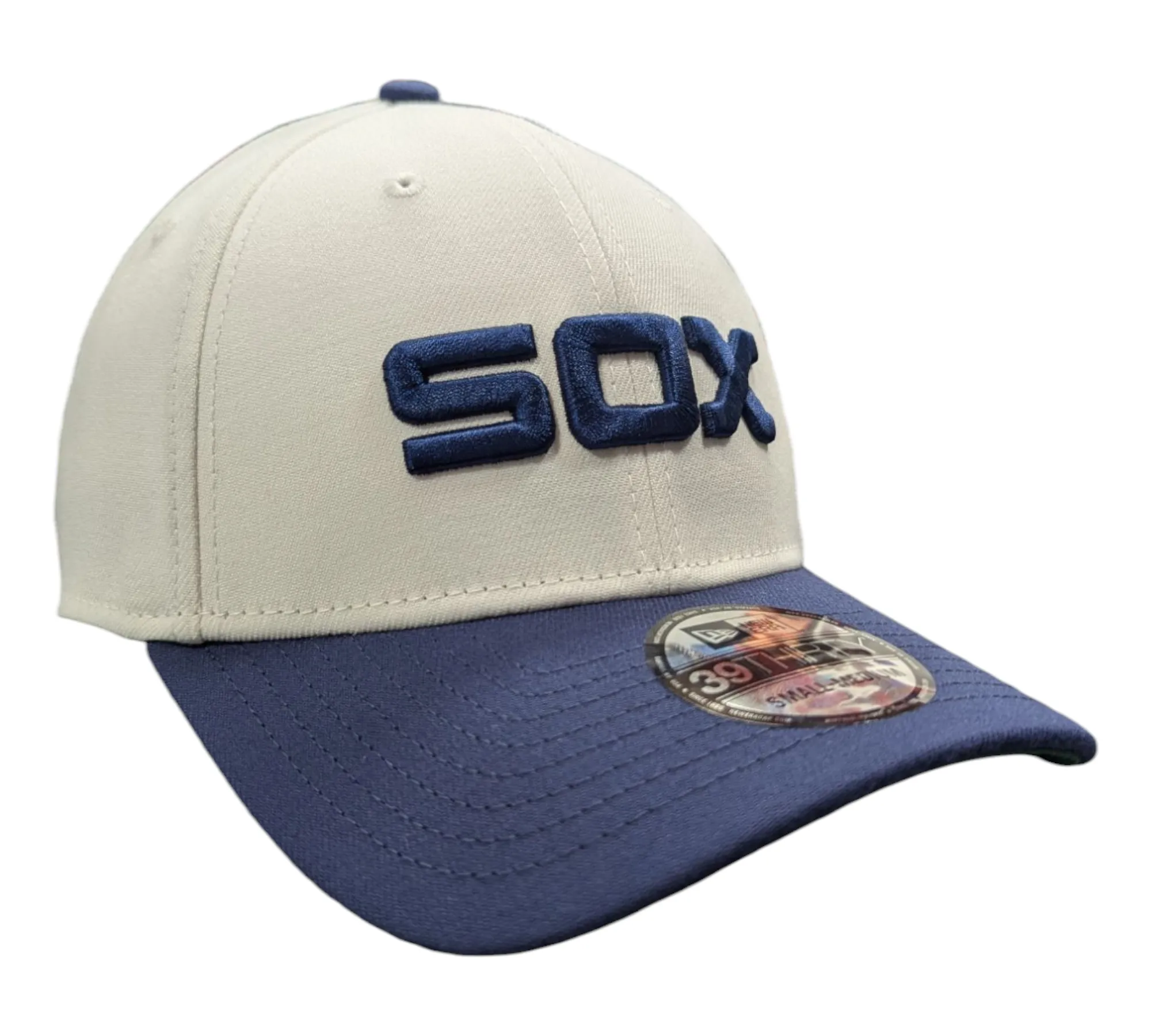 Chicago White Sox Classic 1979 Cooperstown Classics White/Navy 39THIRTY Flex Fit New Era Hat