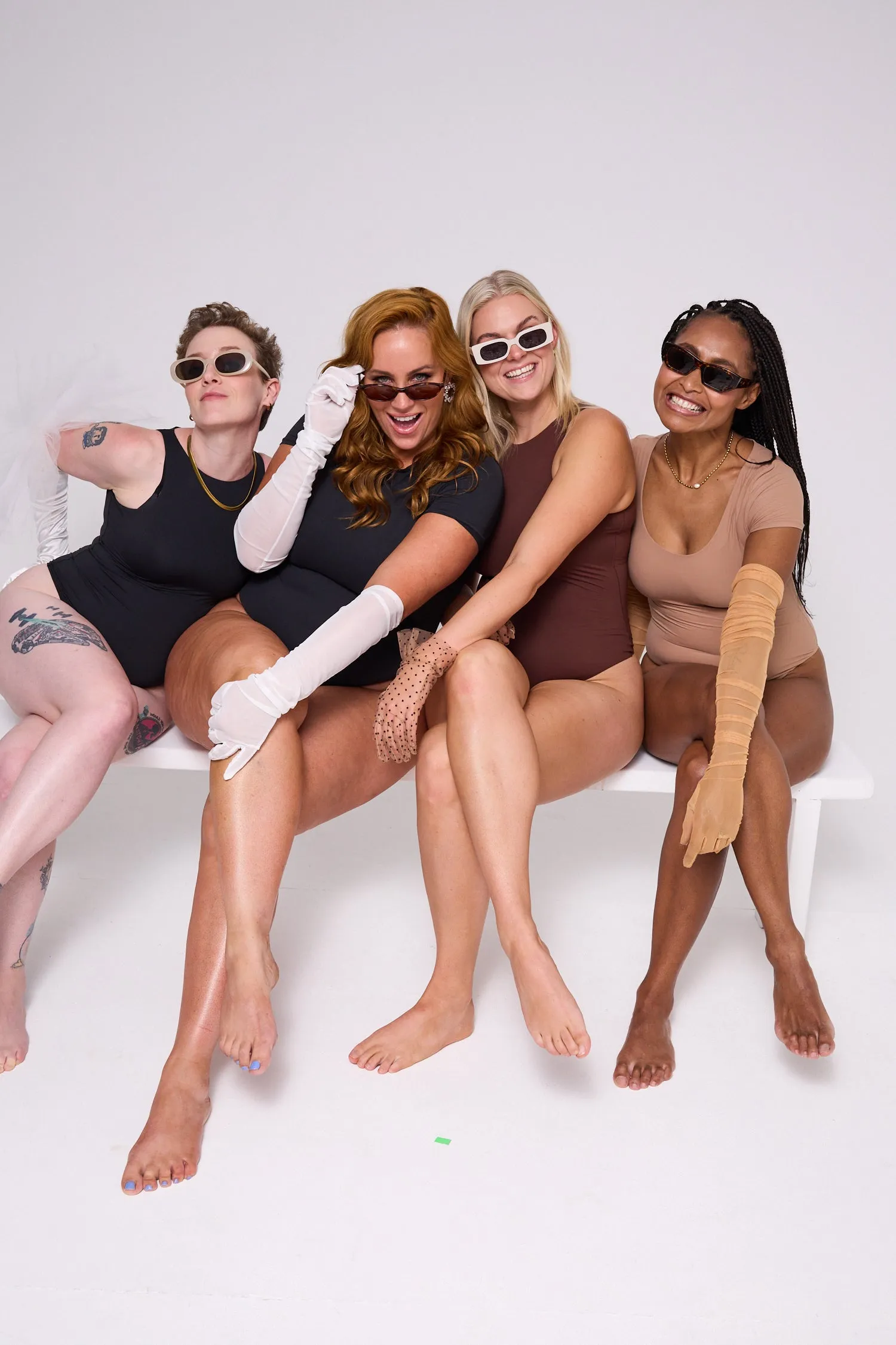 Classic Tee Bodysuit - Nude