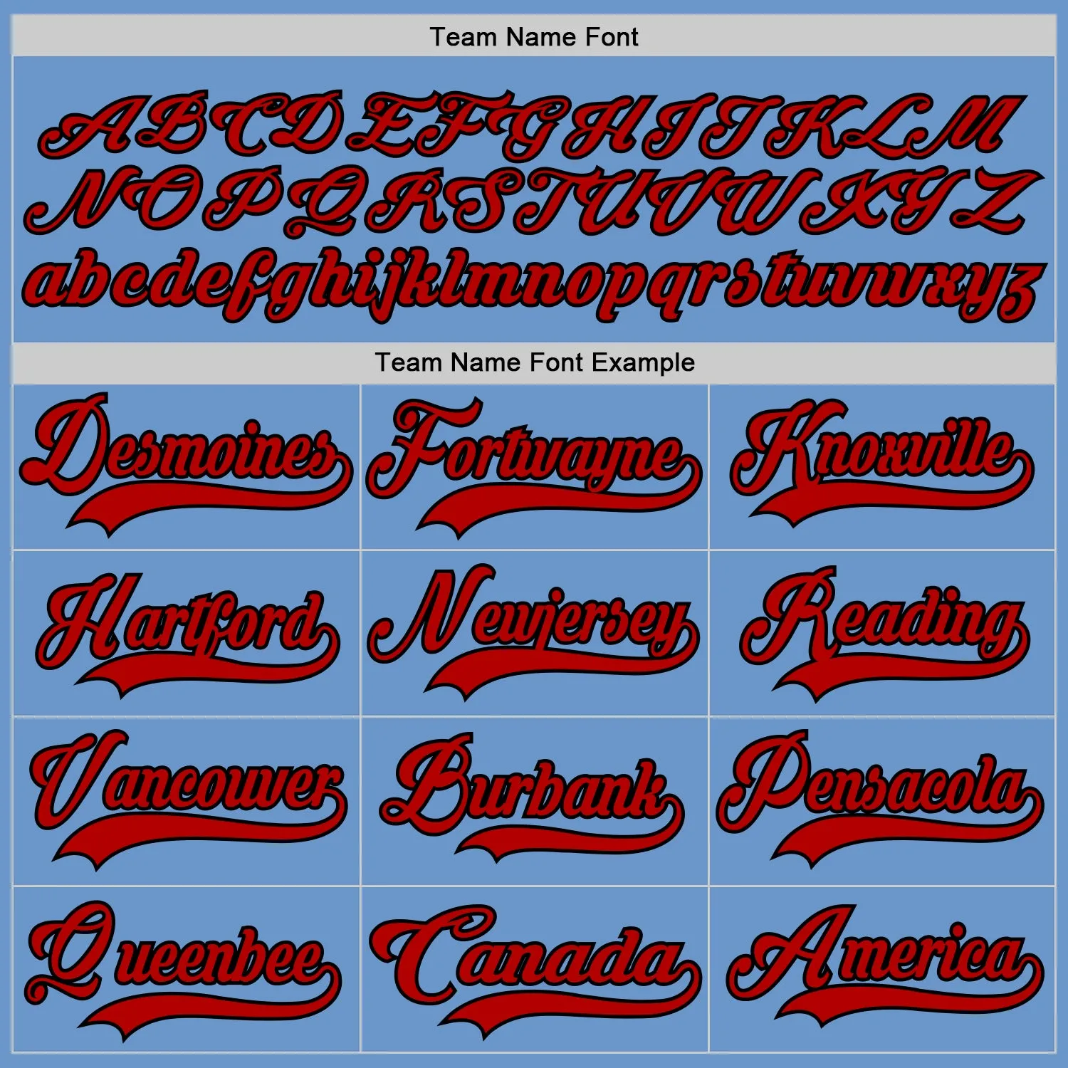 Custom Light Blue Red-Black Hockey Jersey