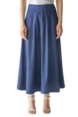 Denim Circle Skirt