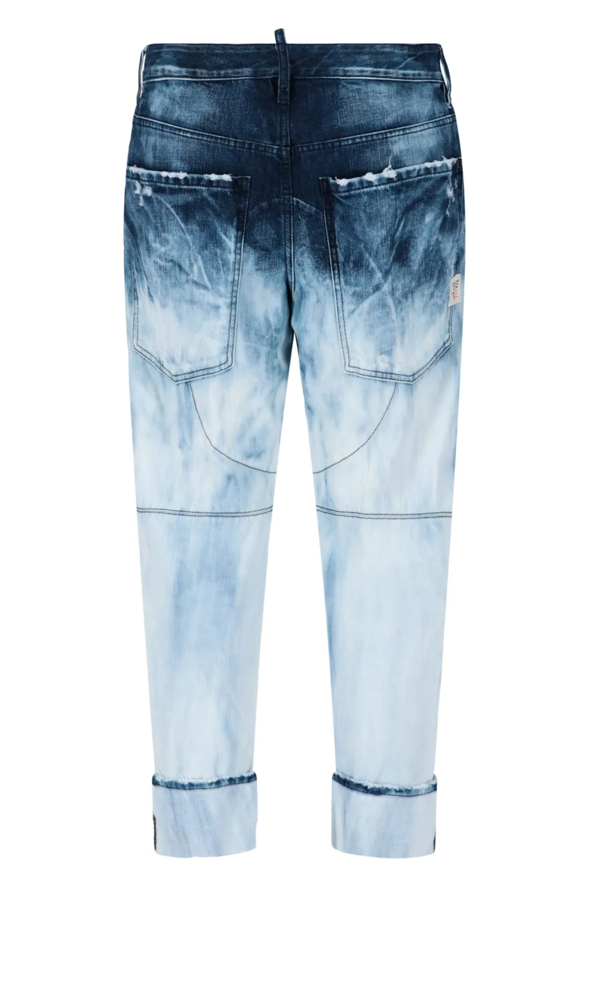 Dsquared2 Bleached Cropped Jeans