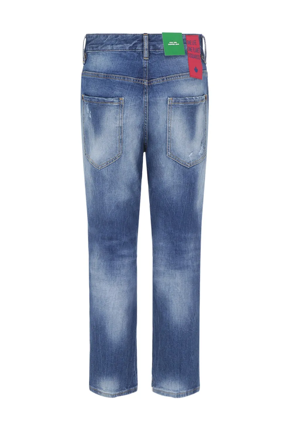 Dsquared2 Stonewashed Cropped Jeans