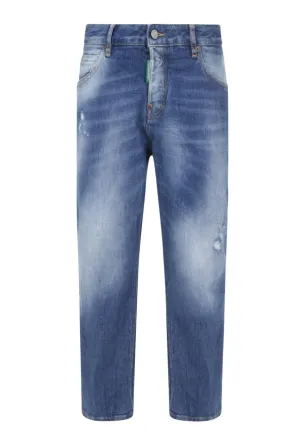 Dsquared2 Stonewashed Cropped Jeans