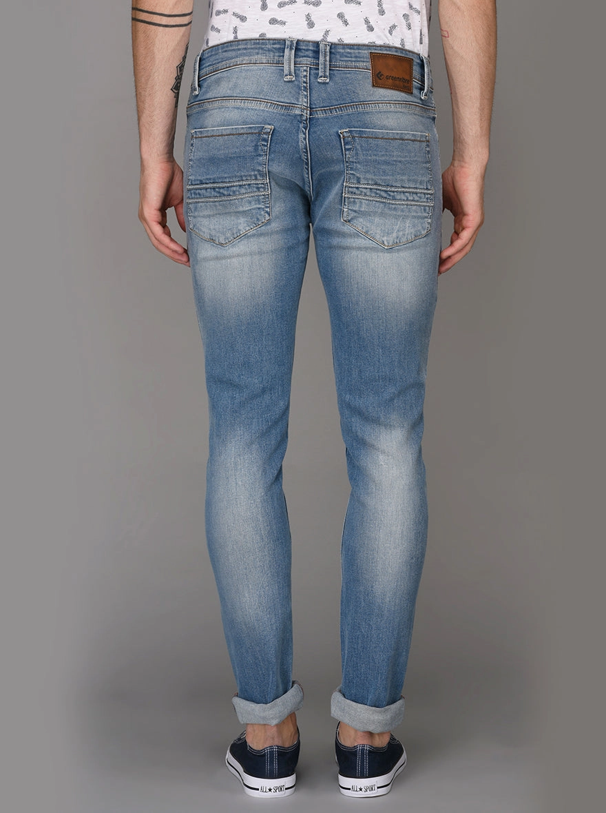 Greenfibre Celestial Blue Narrow Fit Jeans