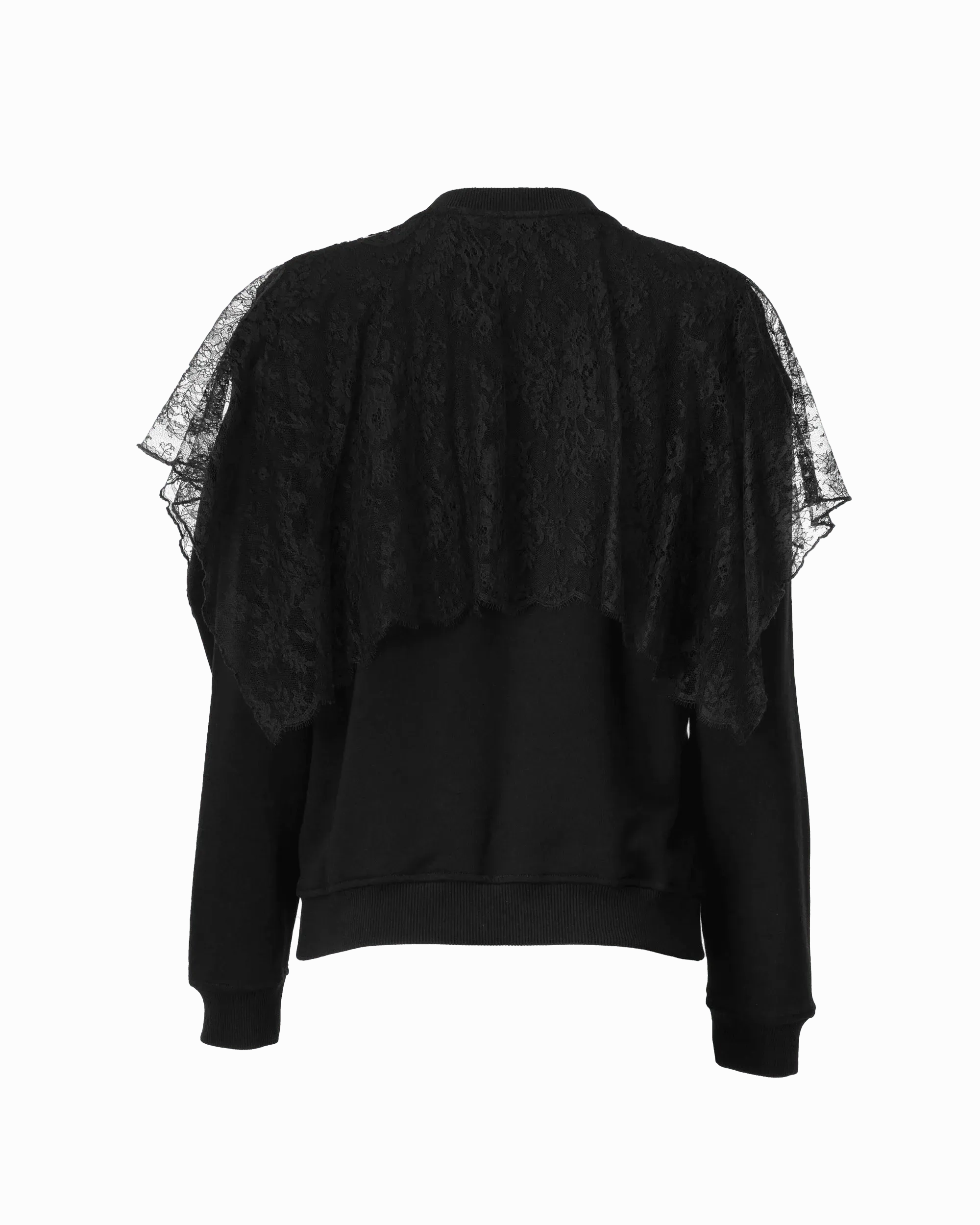 Lace Detail Givenchy Paris Sweatshirt
