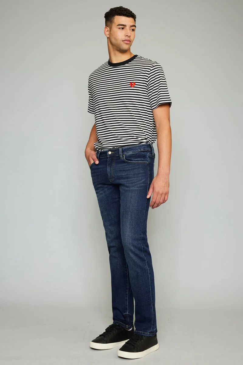 Liam Medium Wash Slim Straight - Men