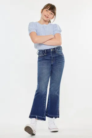 Liza High Rise Kids Cropped Flare