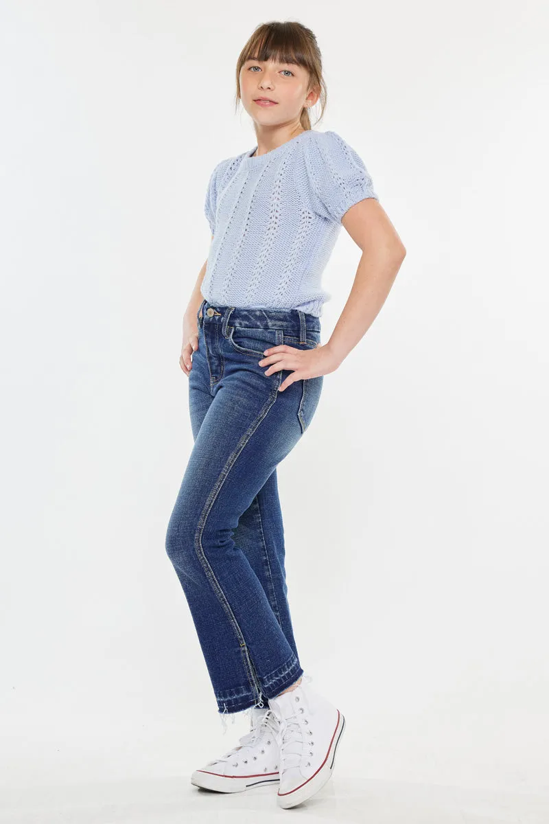 Liza High Rise Kids Cropped Flare