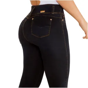 LT.Rose CS3B02 Colombian Mid-rise Butt Lifter Skinny Jeans