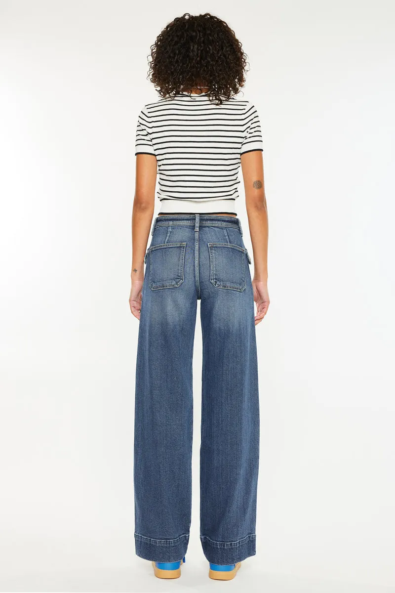 Luka High Rise Wide Leg Jeans