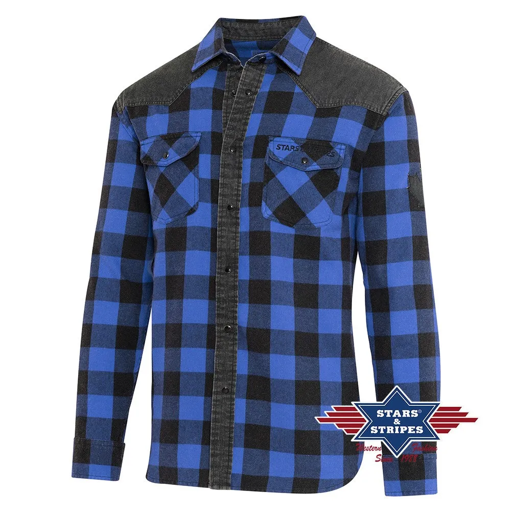 Lumberjack Blue Men's Western Shirt
