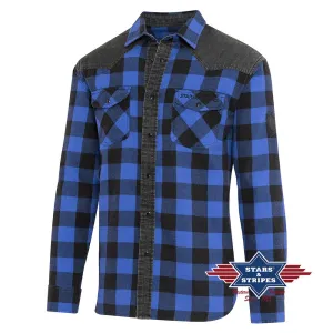 Lumberjack Blue Men's Western Shirt