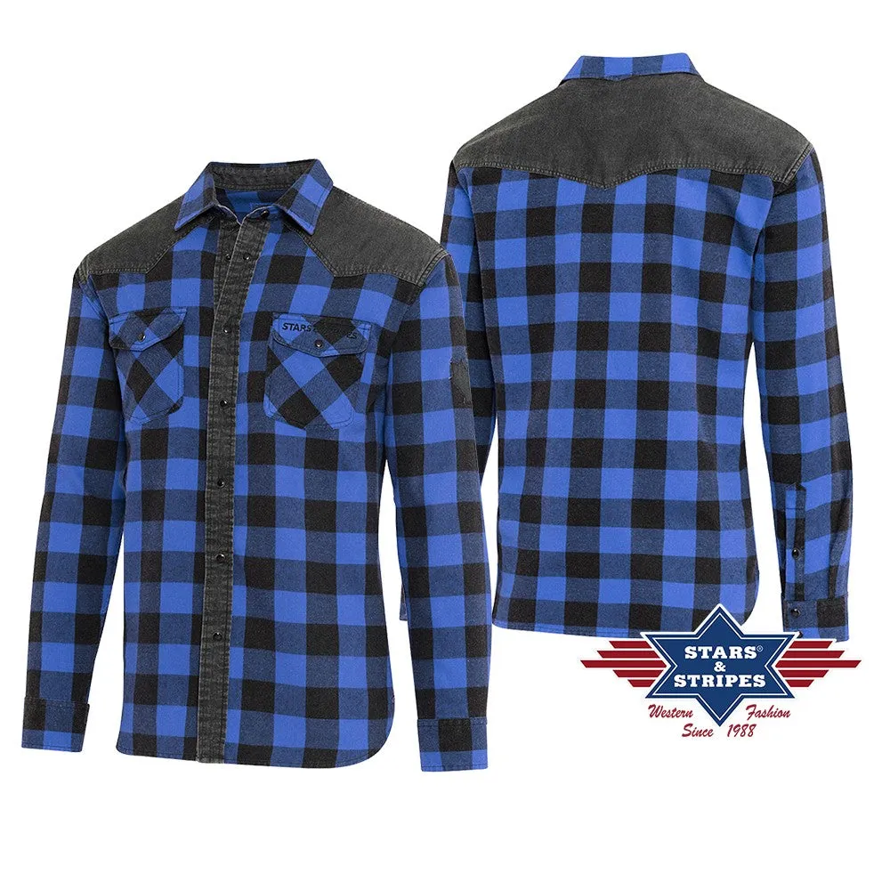 Lumberjack Blue Men's Western Shirt