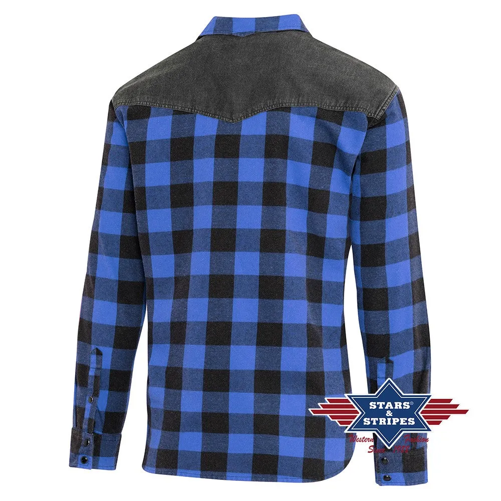 Lumberjack Blue Men's Western Shirt