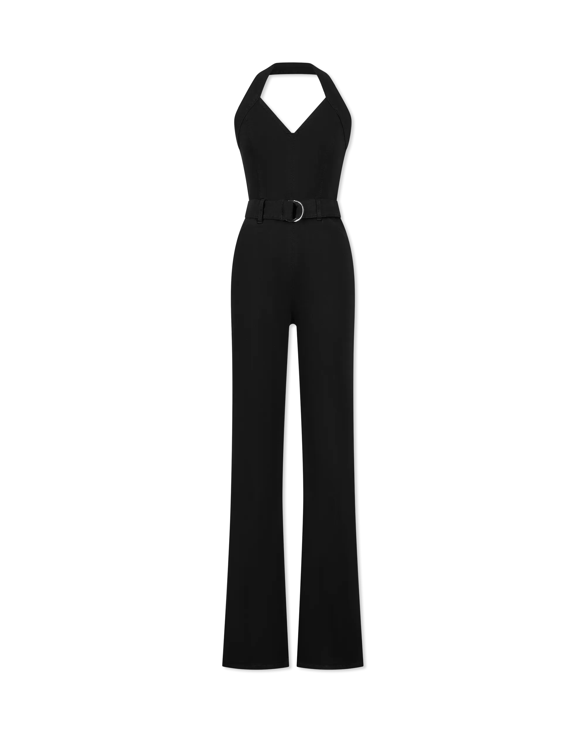 Manhattan Halter Denim Jumpsuit
