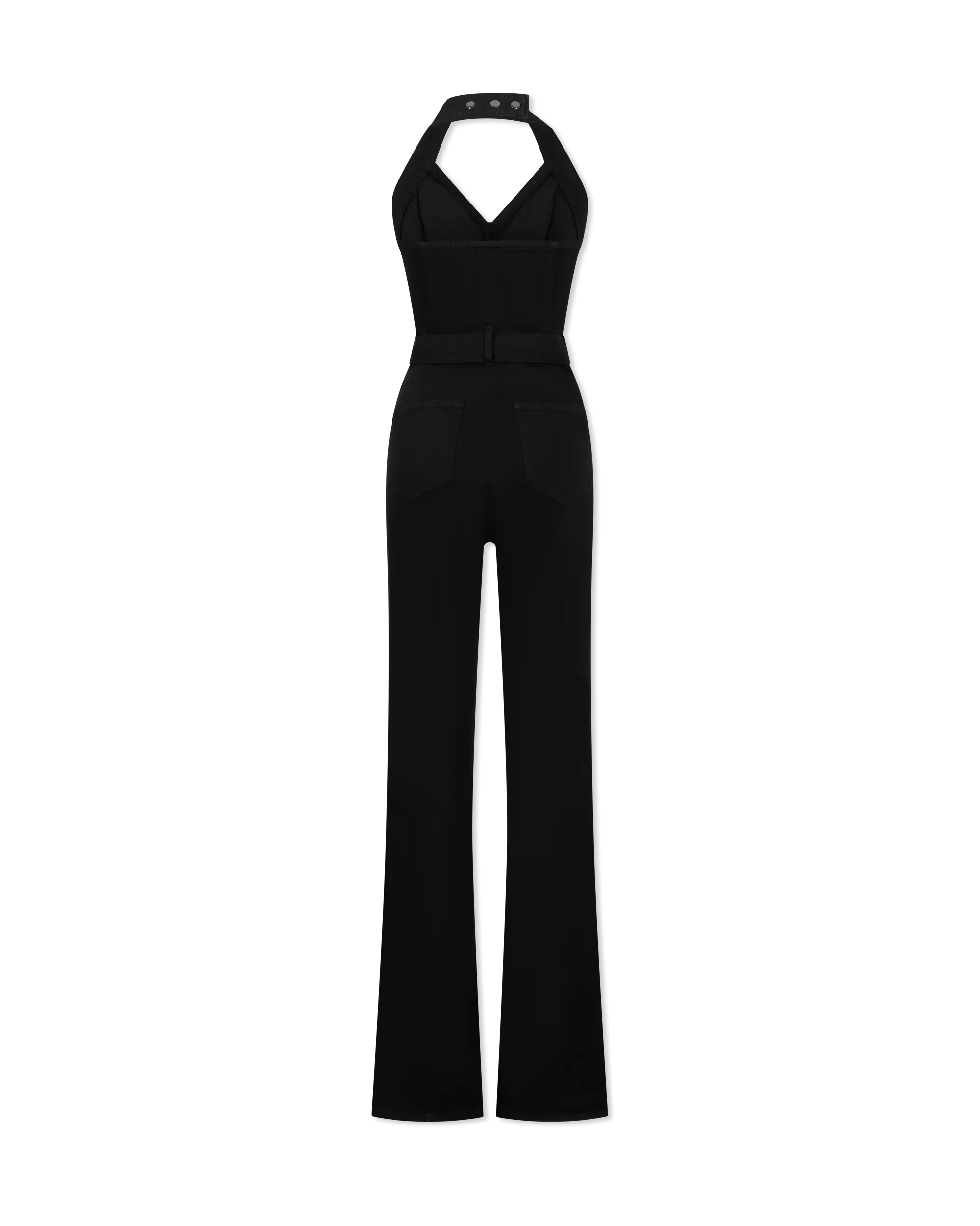 Manhattan Halter Denim Jumpsuit