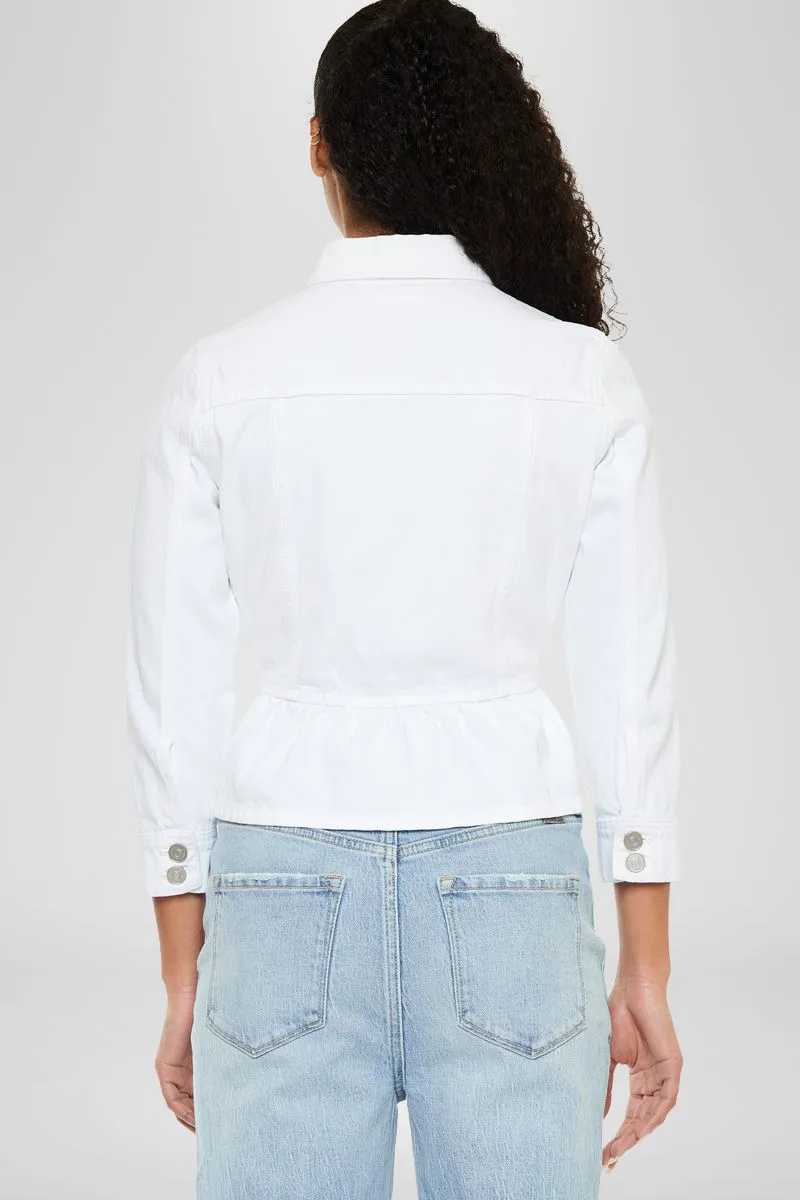 Marilou Peplum Denim Jacket