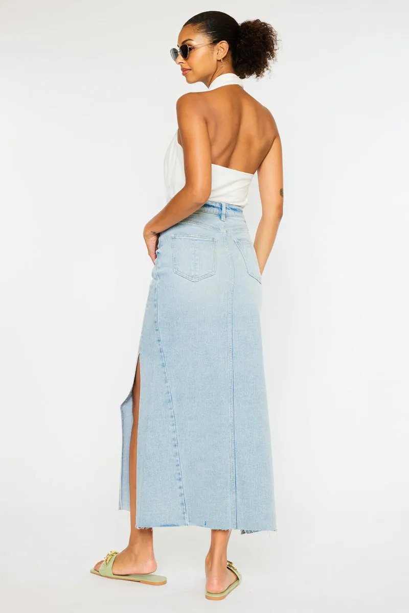 Melinda  Maxi Denim Skirt