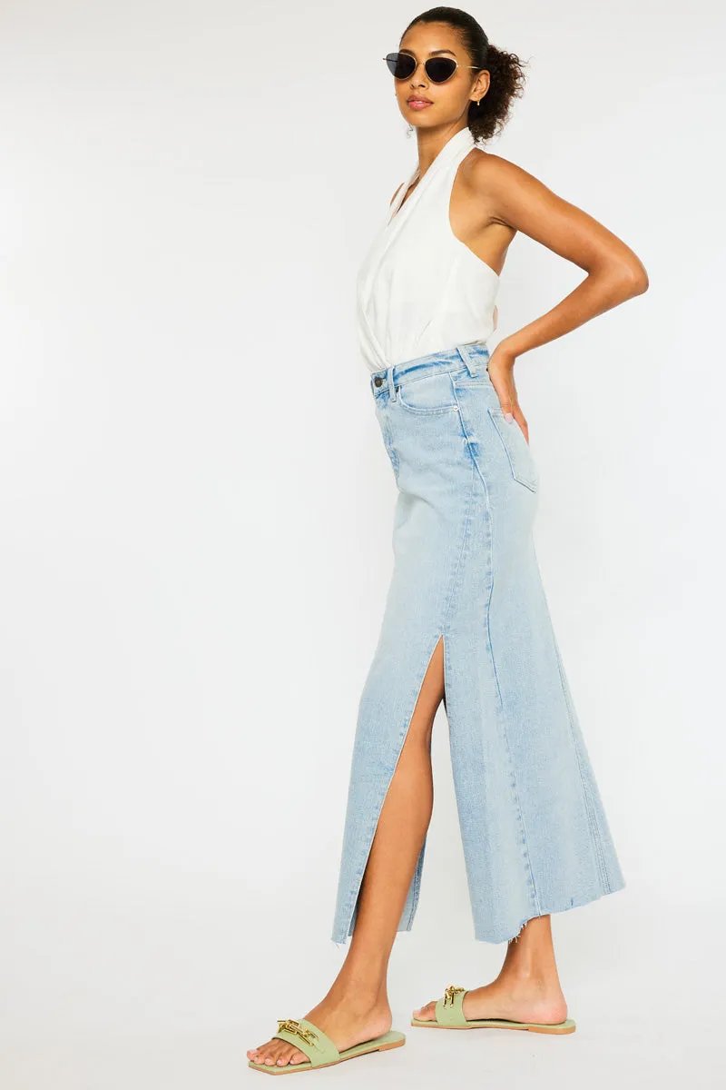 Melinda  Maxi Denim Skirt
