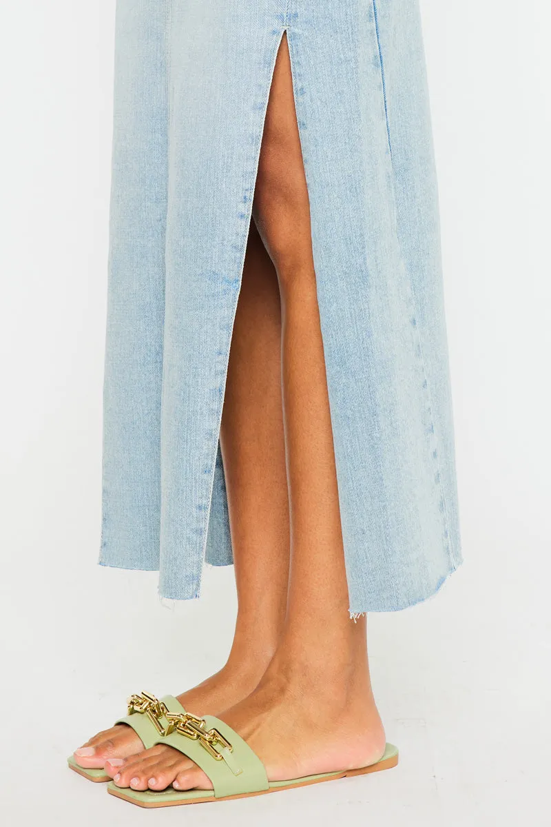 Melinda  Maxi Denim Skirt