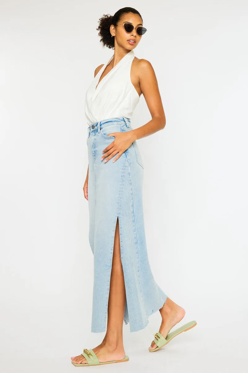 Melinda  Maxi Denim Skirt