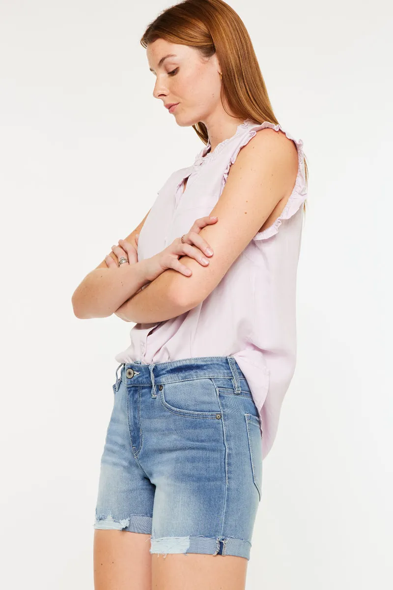 Mina Essentials Mid Rise Shorts