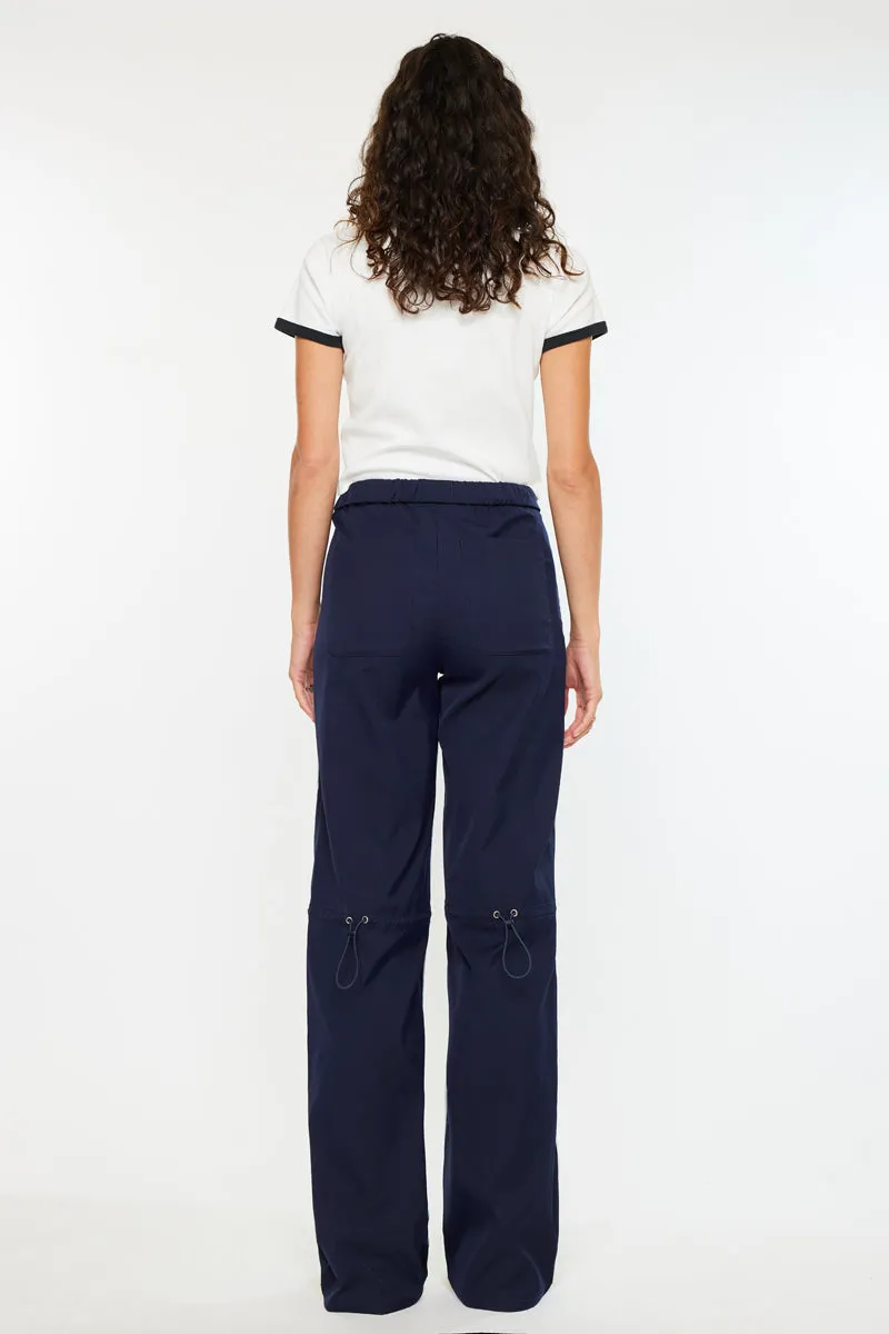 Miranda High Rise Pull On Wide Leg Jeans