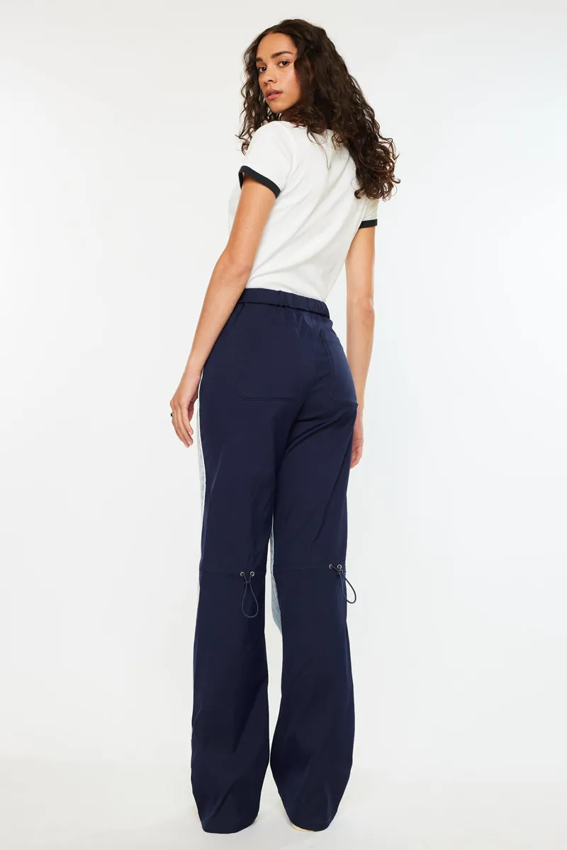 Miranda High Rise Pull On Wide Leg Jeans