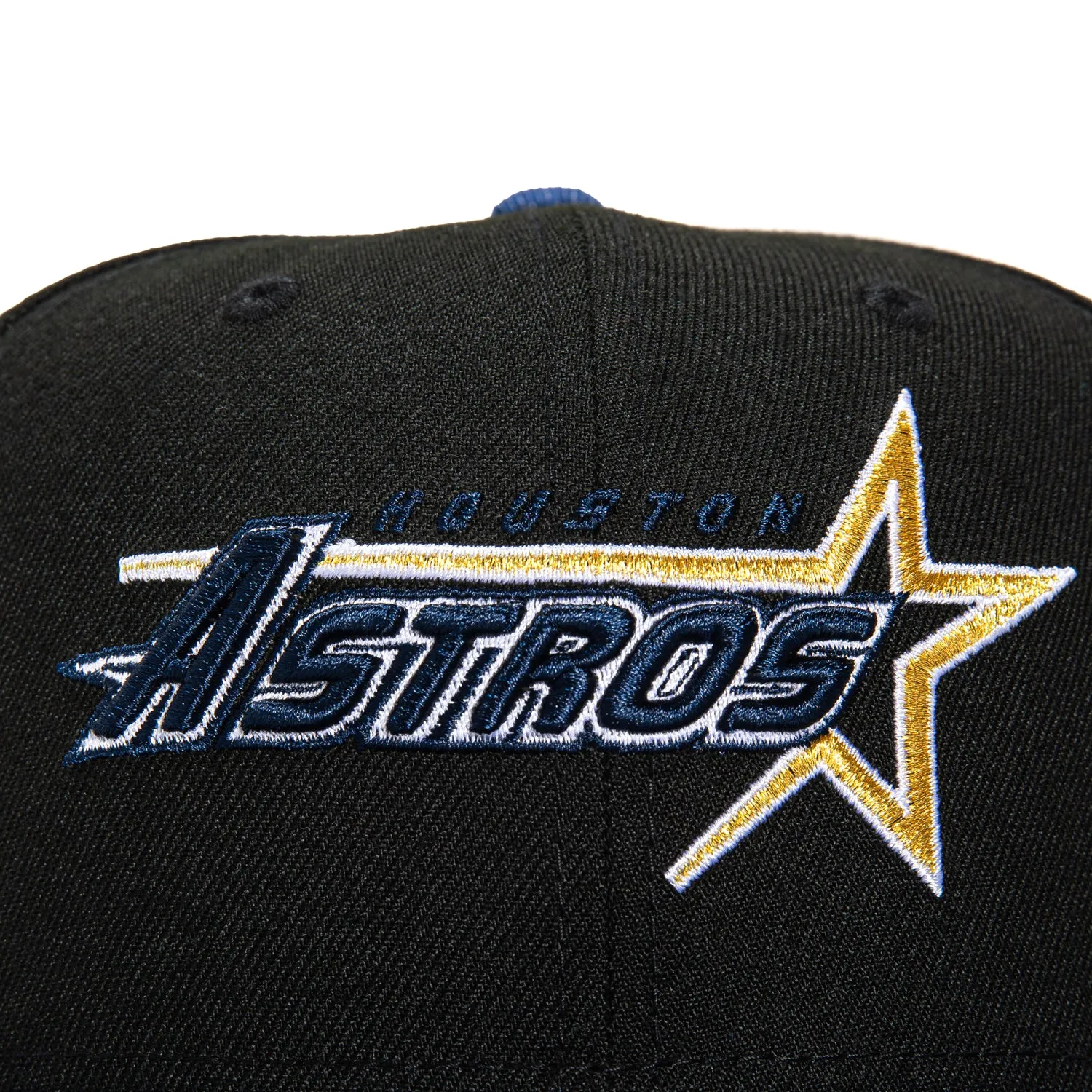 New Era 59Fifty Denim Pack Houston Astros 35th Anniversary Patch Hat - Black. Denim Royal